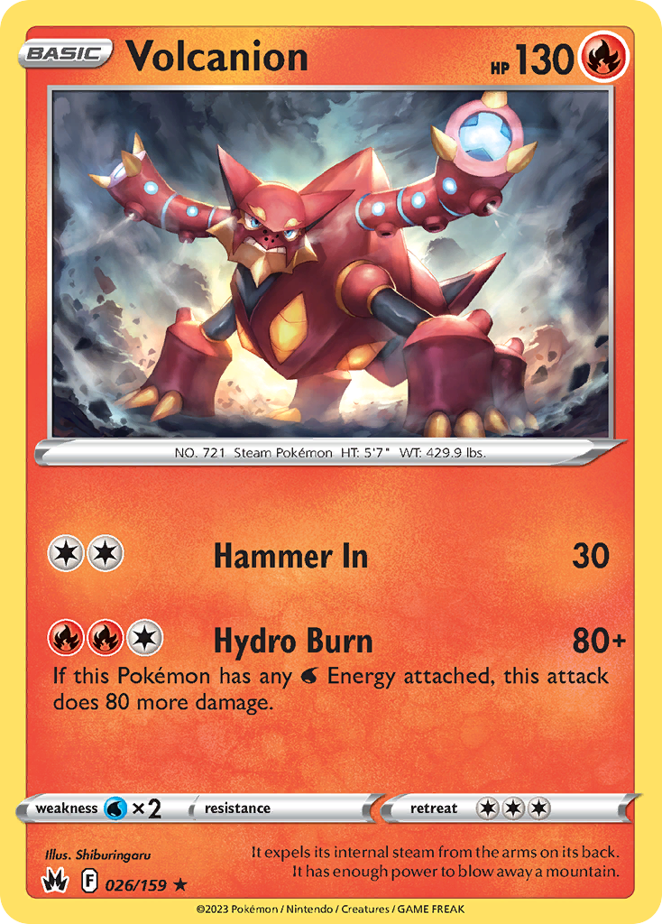 Volcanion — SWSH: Crown Zenith #026/159