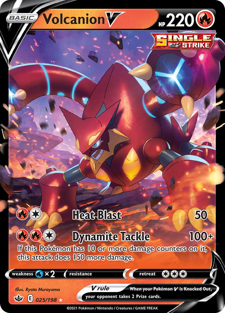 Volcanion V — SWSH06: Chilling Reign #025/198