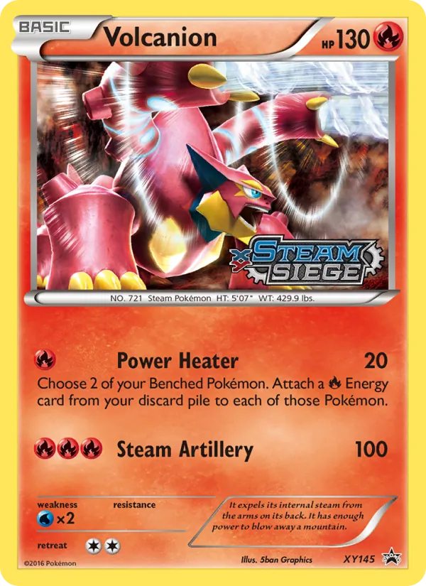Volcanion (XY Steam Siege Prerelease) — XY Promos #XY145