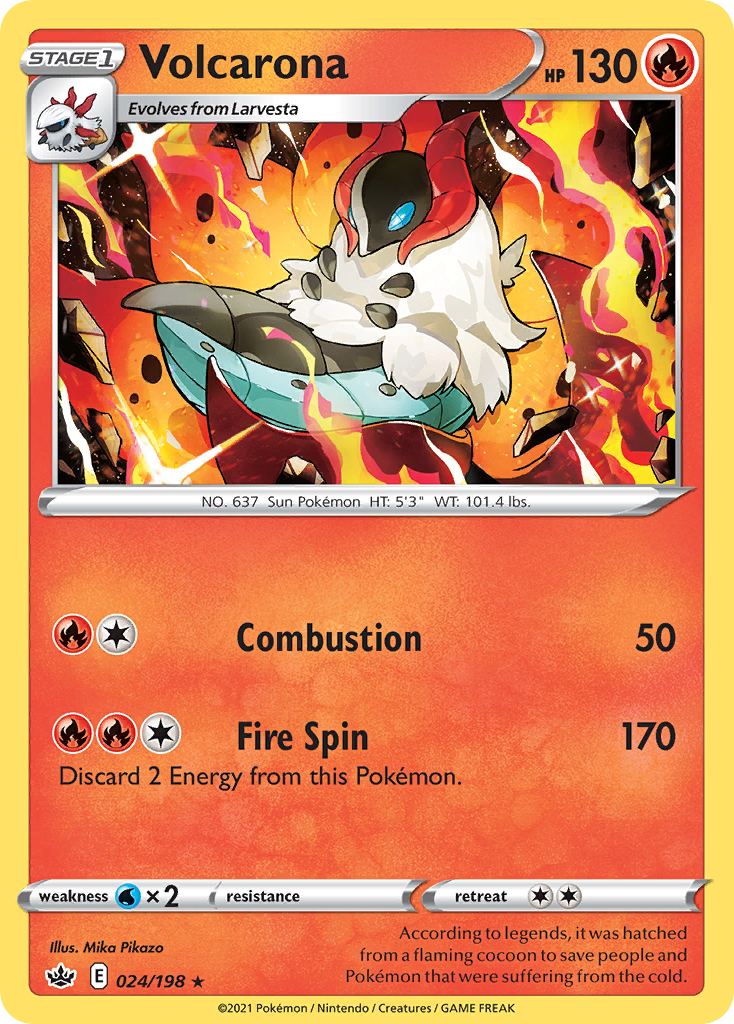 Volcarona — Battle Academy 2022 #024/198