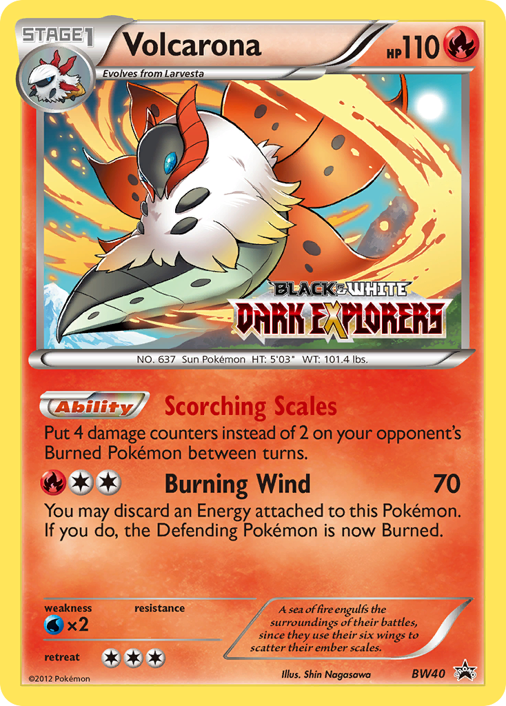 Volcarona — Black and White Promos #BW40