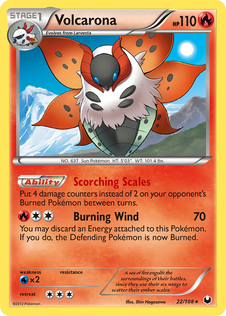 Volcarona — Dark Explorers #22/108