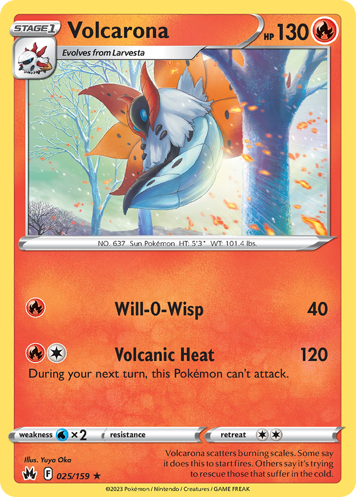 Volcarona — SWSH: Crown Zenith #025/159