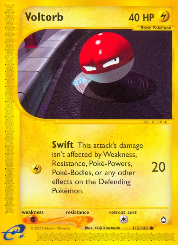Voltorb (115) — Aquapolis #115/147