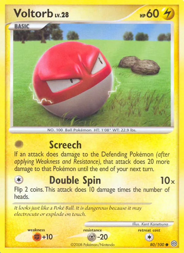 Voltorb (80) — Stormfront #80/100