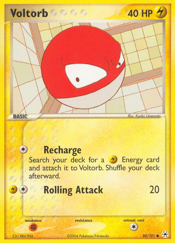 Voltorb — Hidden Legends #80/101