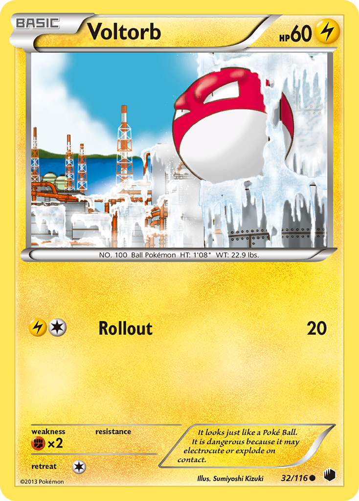 Voltorb — Plasma Freeze #32/116