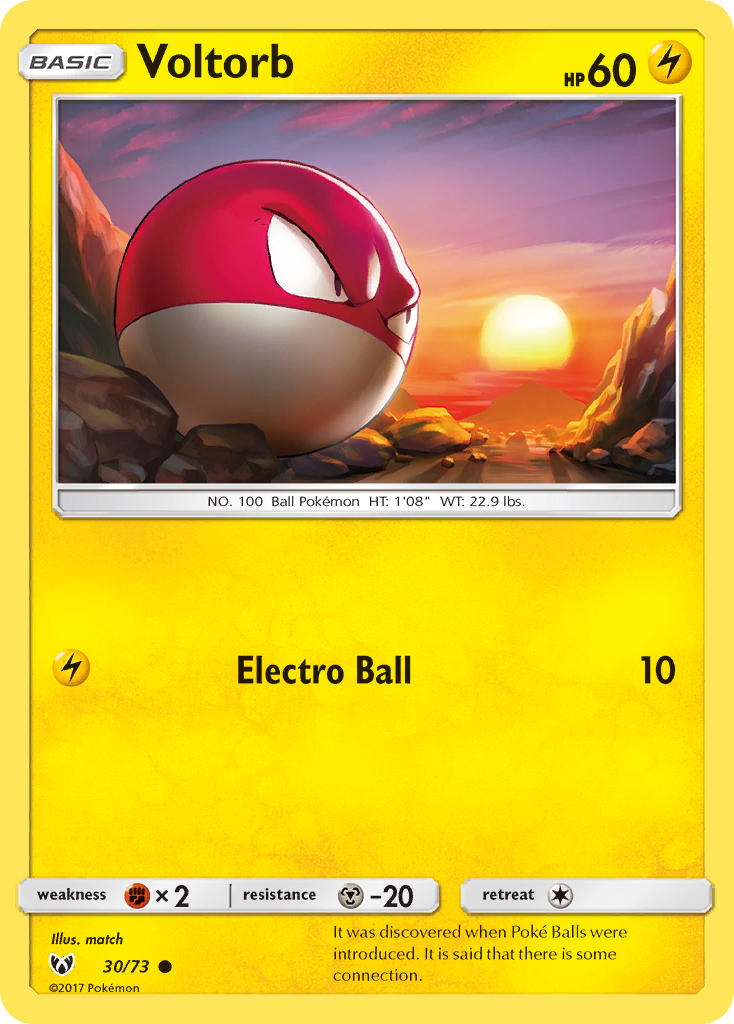 Voltorb — Shining Legends #30/73