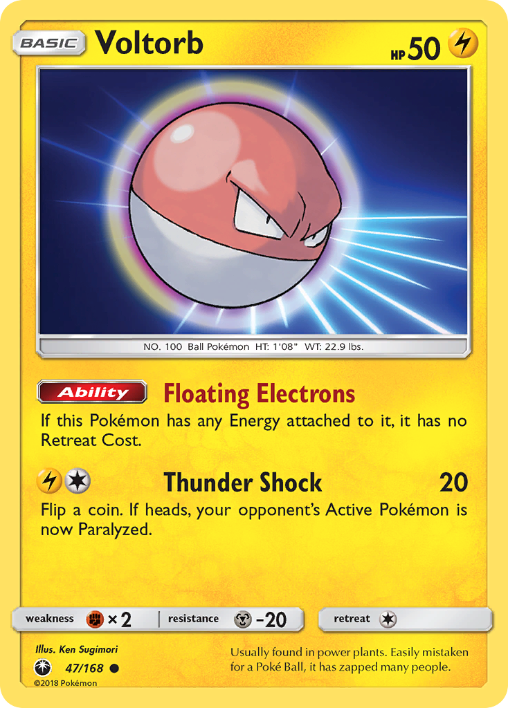 Voltorb — SM - Celestial Storm #47/168