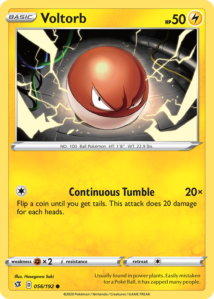 Voltorb — SWSH02: Rebel Clash #056/192