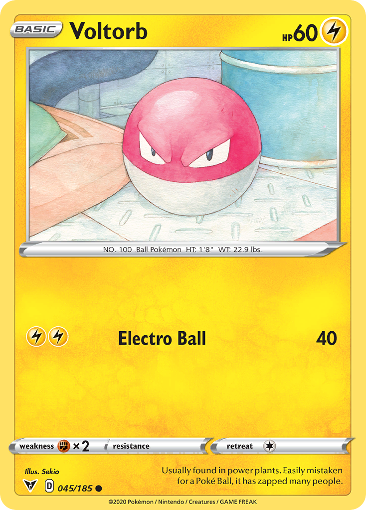 Voltorb — SWSH04: Vivid Voltage #045/185