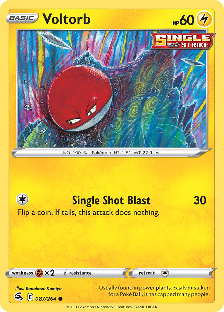 Voltorb — SWSH08: Fusion Strike #087/264