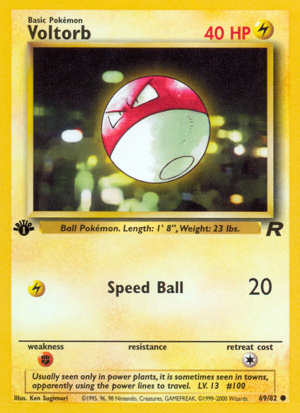 Voltorb — Team Rocket #69/82
