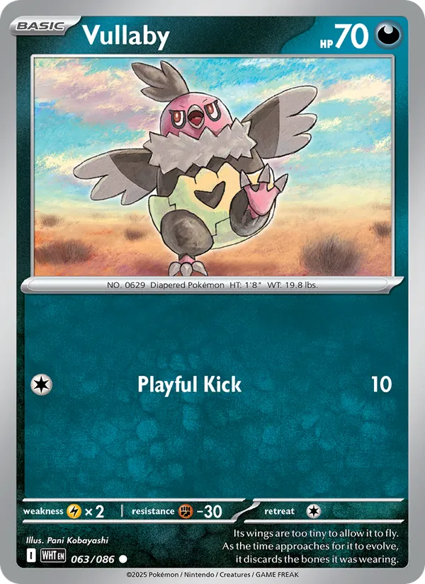 Vullaby (Poke Ball Pattern) — SV: White Flare #063/086