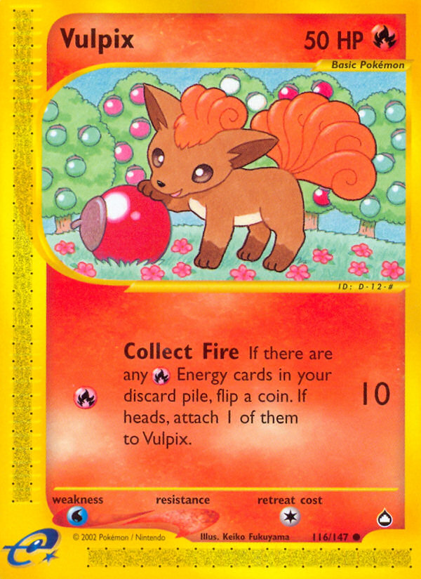 Vulpix — Aquapolis #116/147