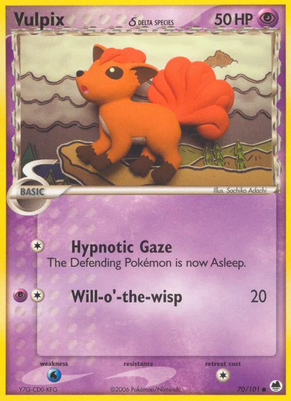 Vulpix (Delta Species) — Dragon Frontiers #70/101