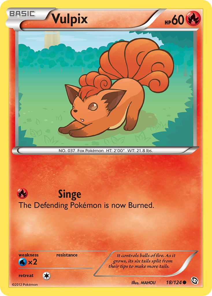 Vulpix — Dragons Exalted #18/124