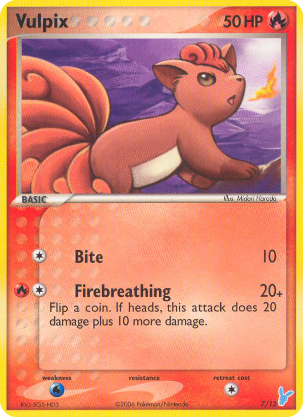 Vulpix — EX Trainer Kit 2: Plusle & Minun #7/12