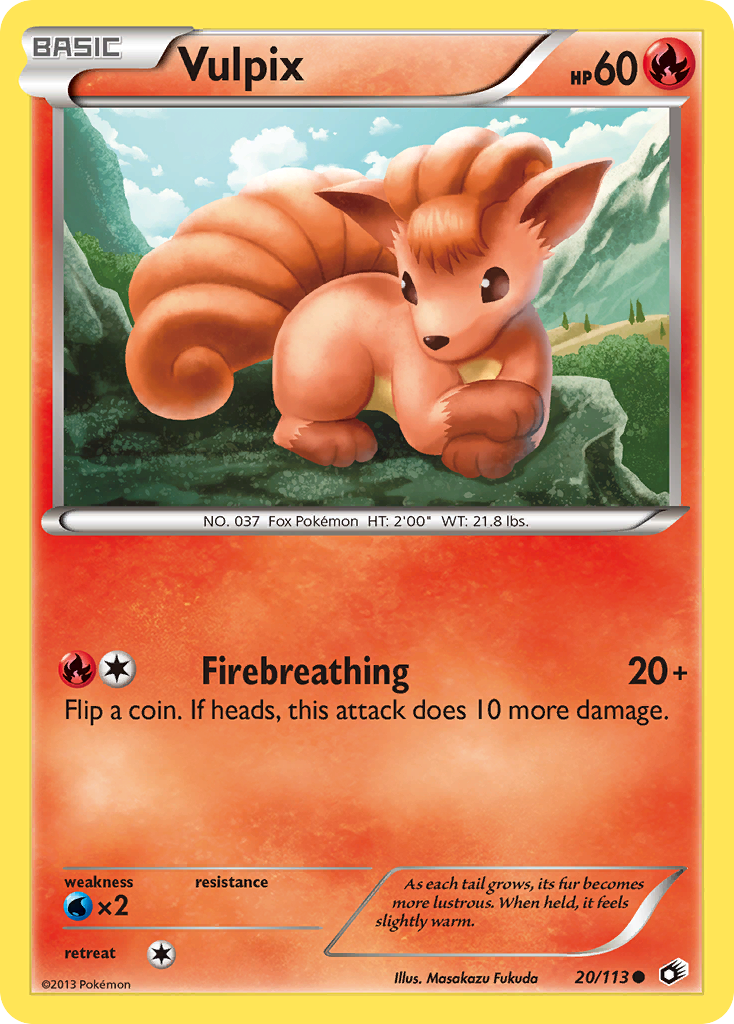 Vulpix — Legendary Treasures #20/113