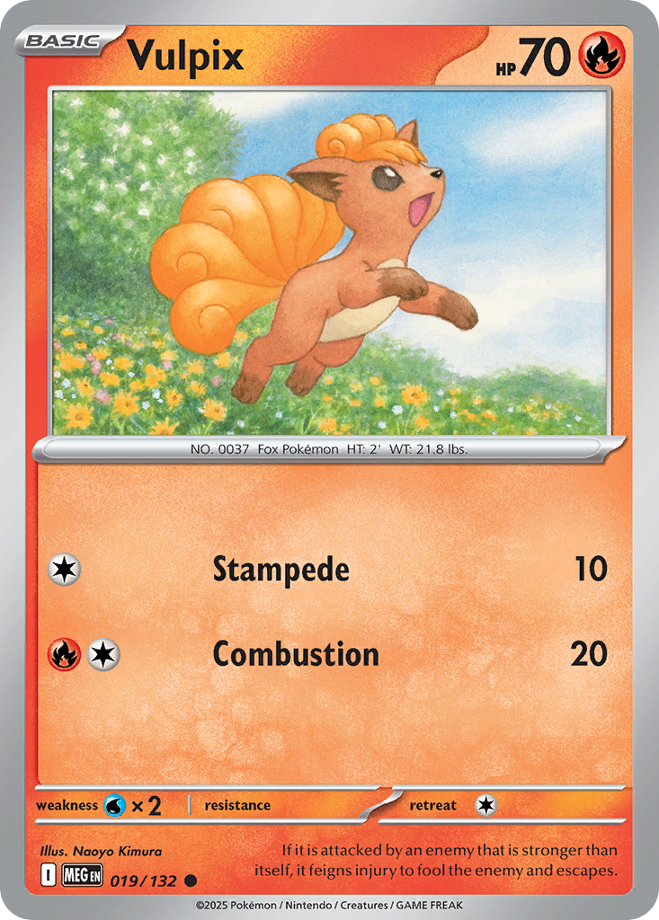 Vulpix — ME01: Mega Evolution #019/132