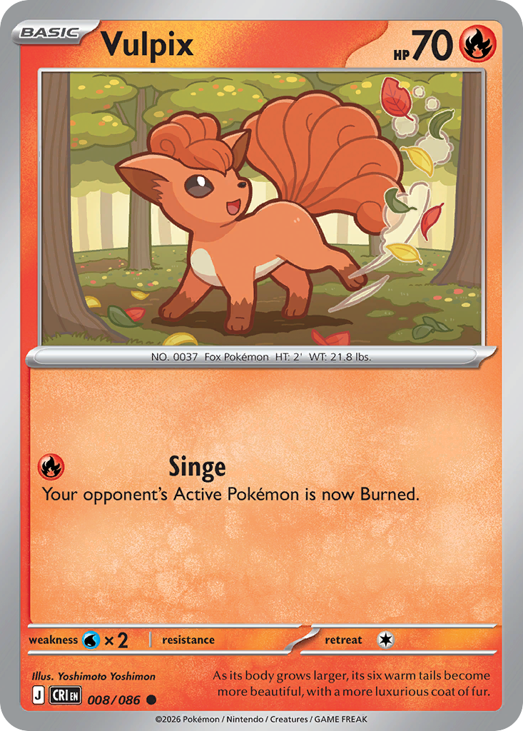 Vulpix — ME04: Chaos Rising #008/086