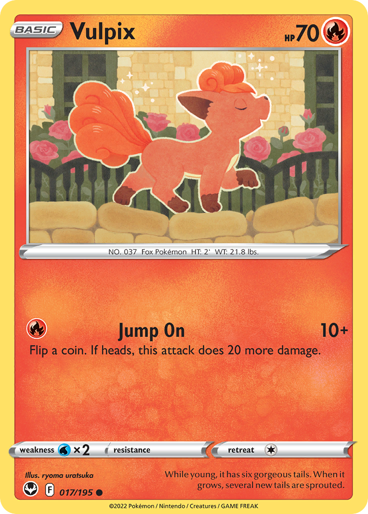 Vulpix — SWSH12: Silver Tempest #017/195