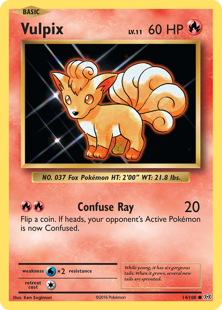 Vulpix — XY - Evolutions #14/108