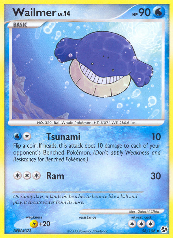 Wailmer — Great Encounters #58/106