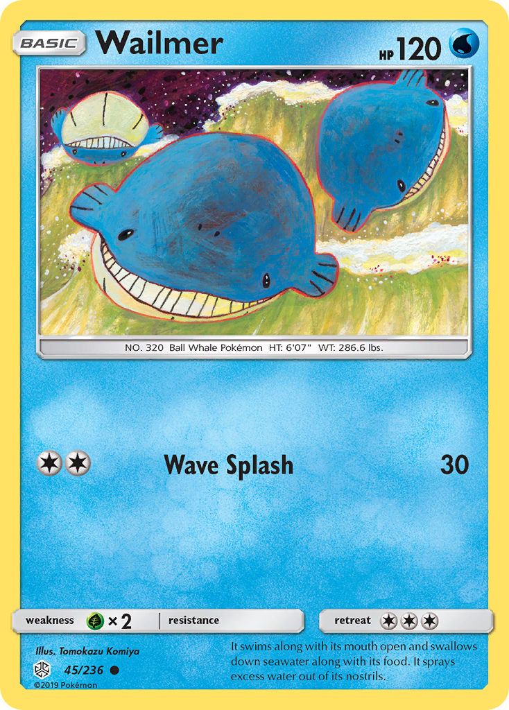 Wailmer — SM - Cosmic Eclipse #45/236