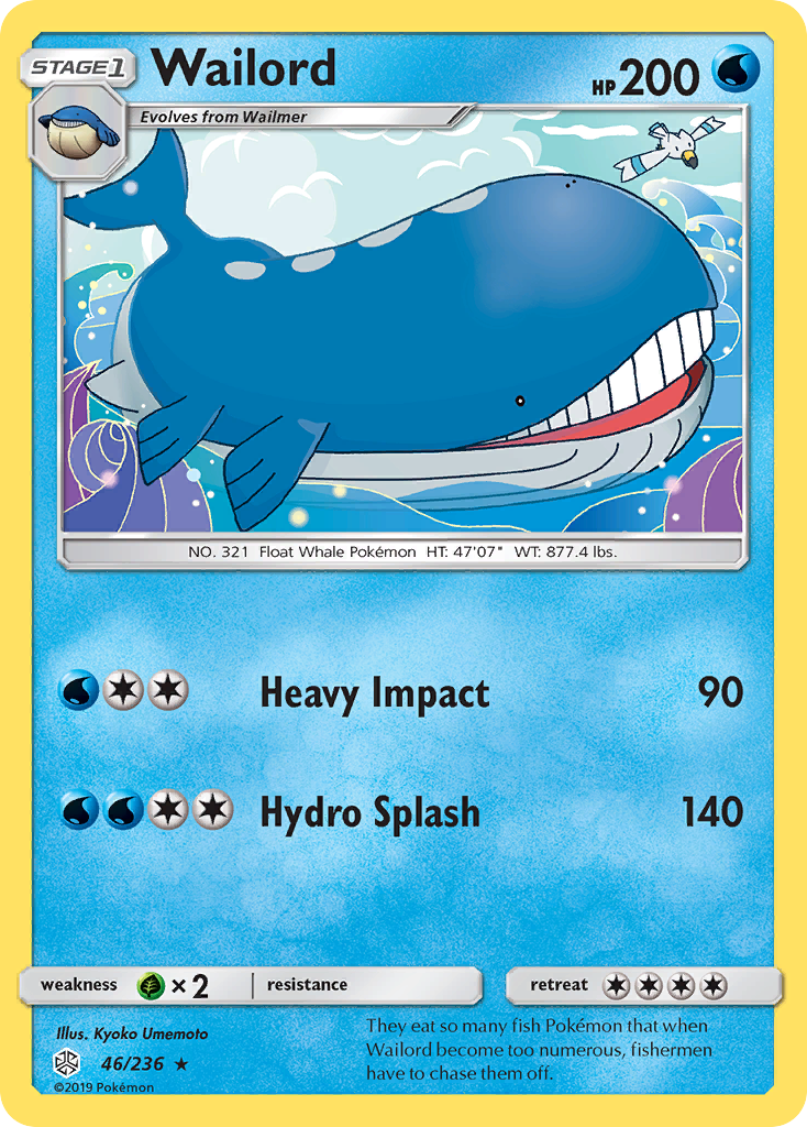 Wailord — SM - Cosmic Eclipse #46/236