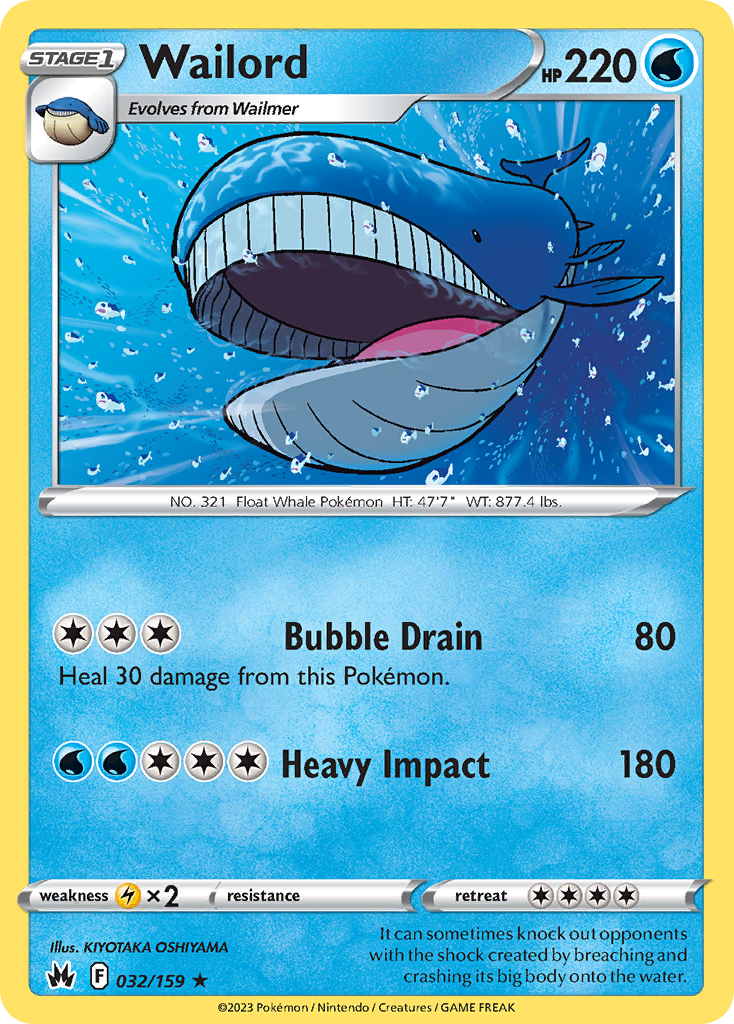 Wailord — SWSH: Crown Zenith #032/159
