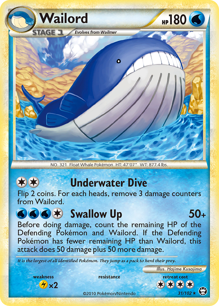 Wailord — Triumphant #31/102