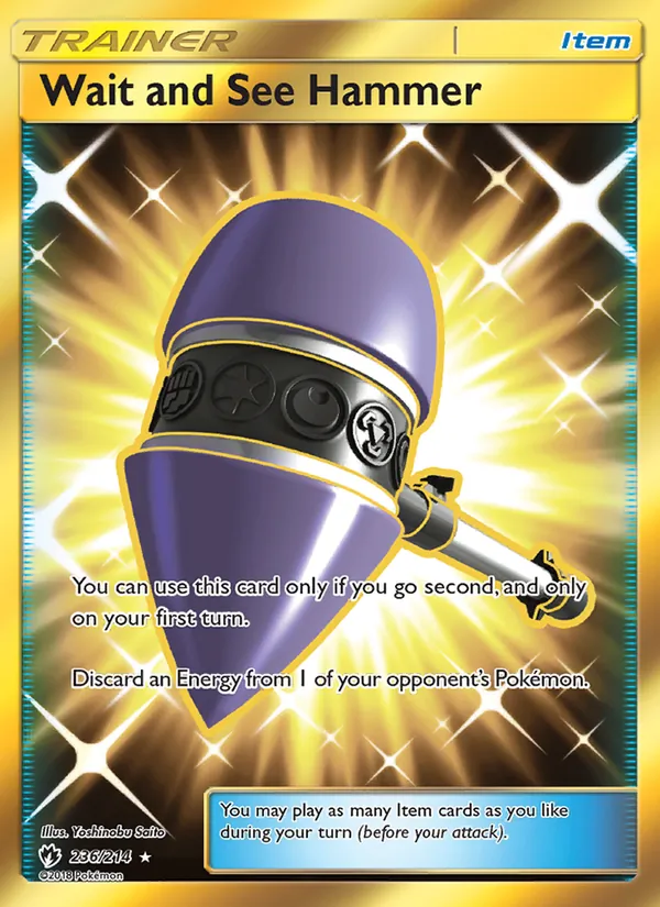 Wait and See Hammer (Secret) — SM - Lost Thunder #236/214