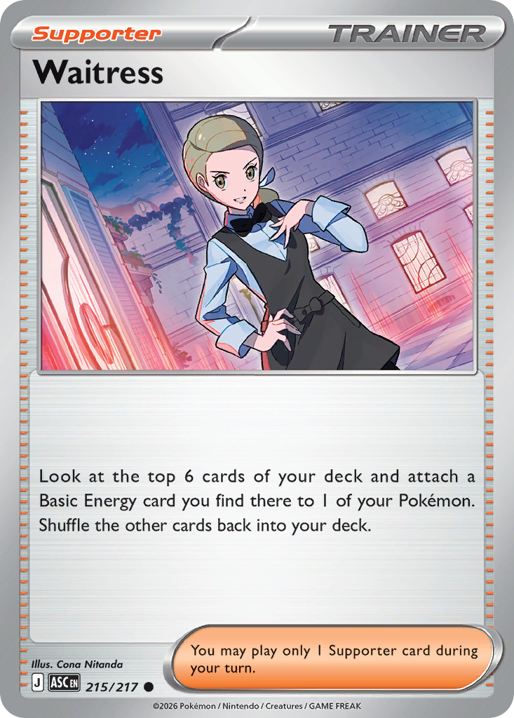 Waitress — ME: Ascended Heroes #215/217