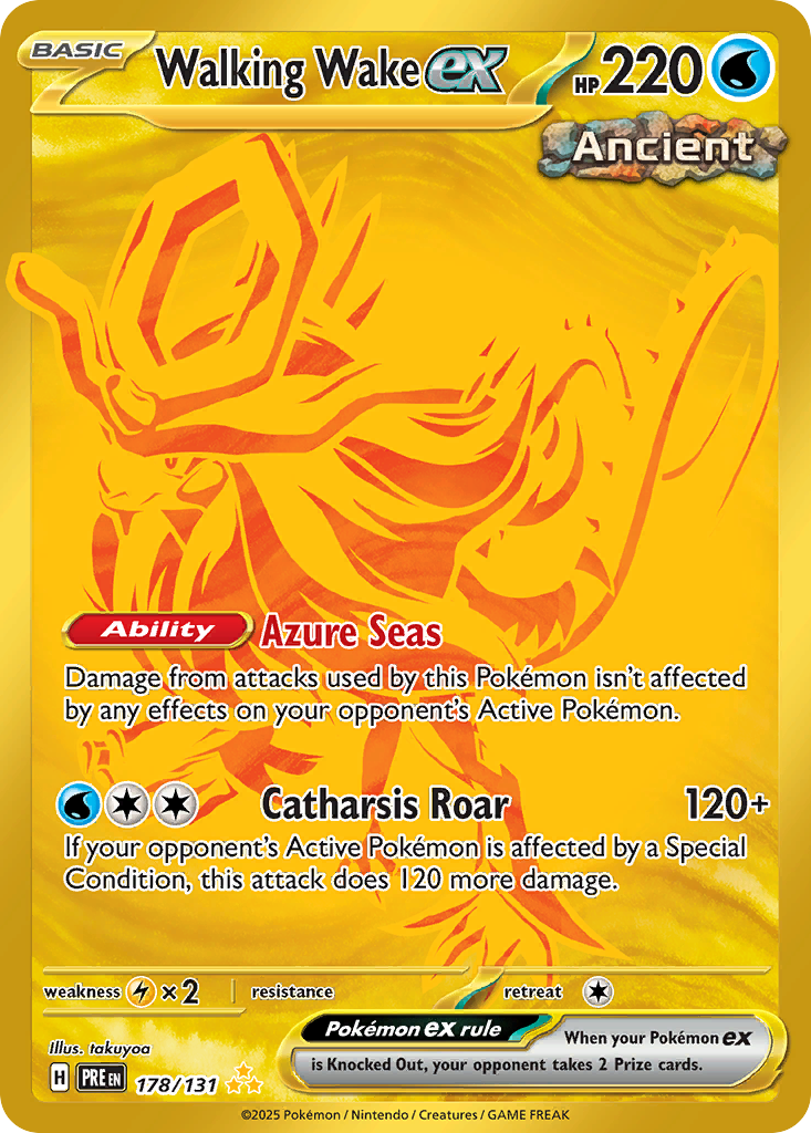 Walking Wake ex — SV: Prismatic Evolutions #178/131