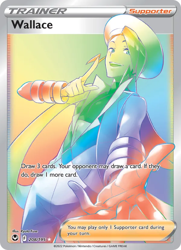 Wallace (Secret) — SWSH12: Silver Tempest #208/195