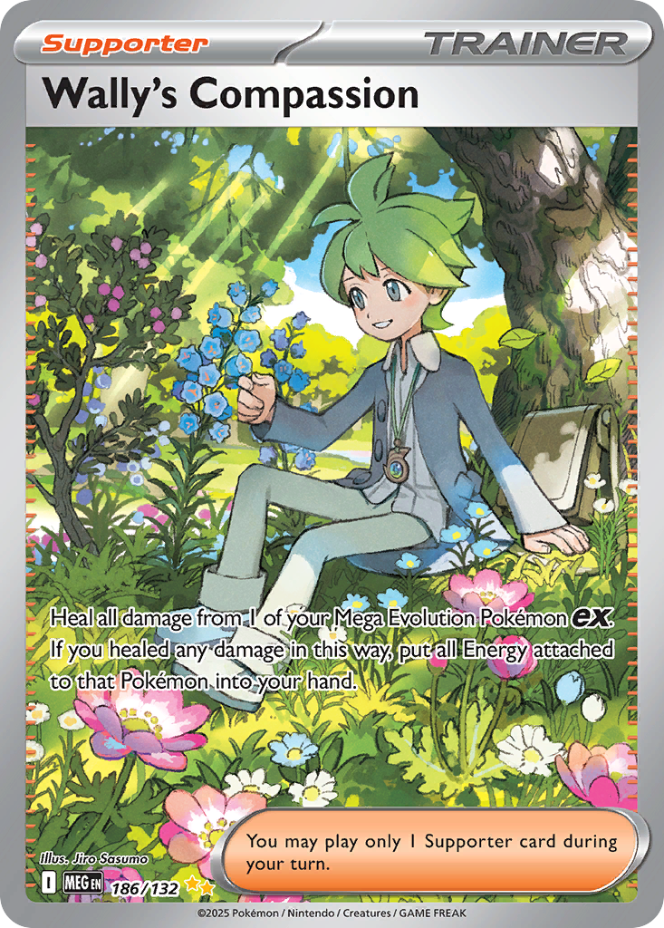 Wally's Compassion — ME01: Mega Evolution #186/132