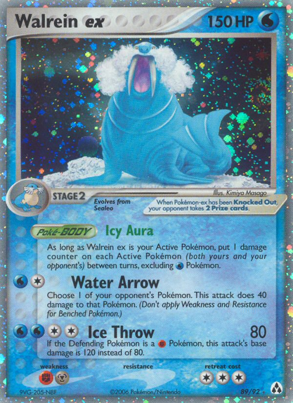 Walrein ex — Legend Maker #89/92