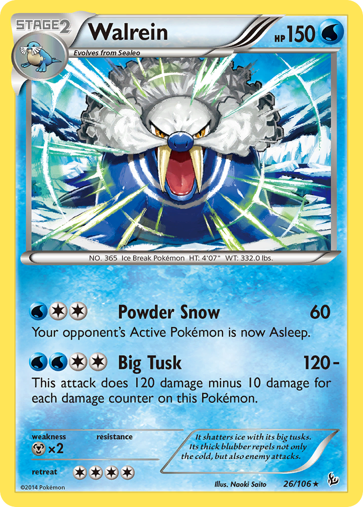 Walrein — XY - Flashfire #26/106