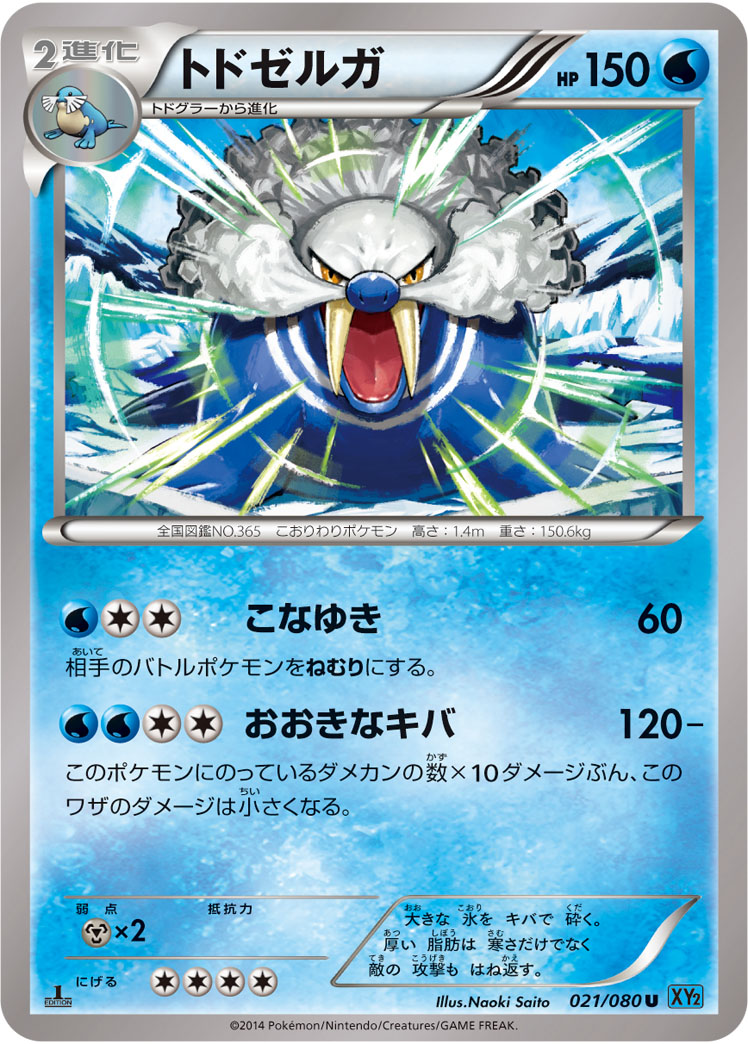 Walrein — XY2: Wild Blaze #021/080