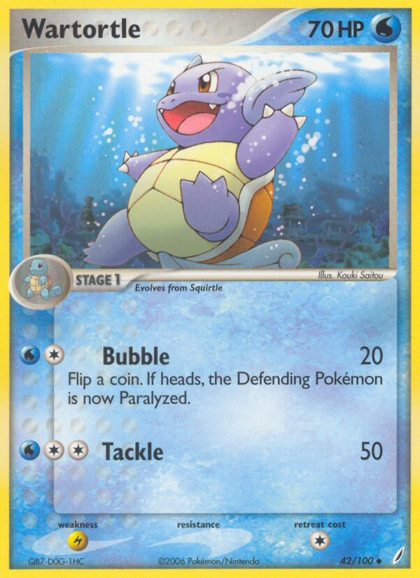 Wartortle — Crystal Guardians #42/100