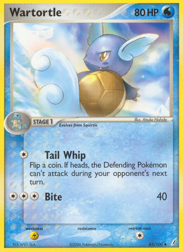 Wartortle — Crystal Guardians #43/100