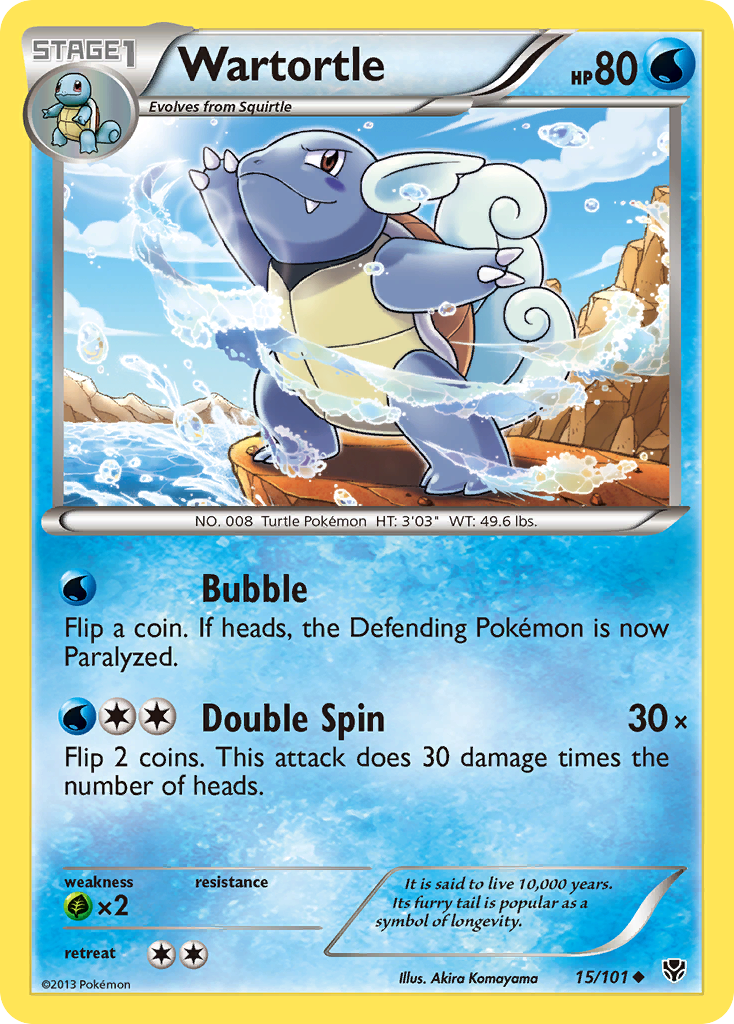 Wartortle — Plasma Blast #15/101