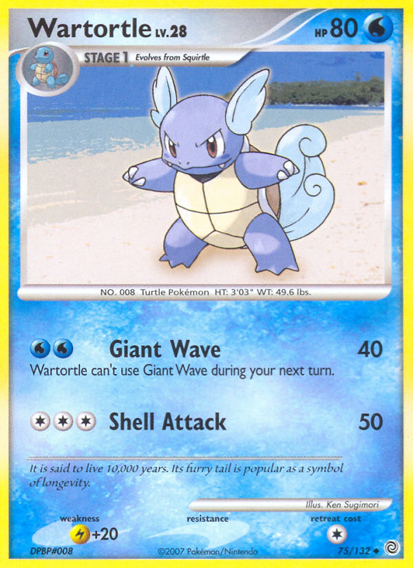 Wartortle — Secret Wonders #75/132