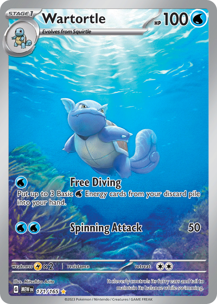 Wartortle — SV: Scarlet & Violet 151 #171/165