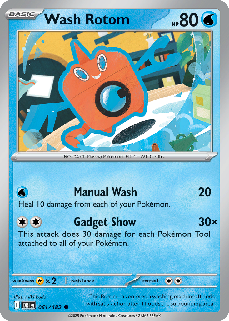 Wash Rotom — SV10: Destined Rivals #061/182