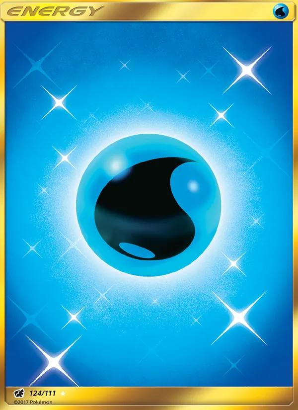 Water Energy (Secret) — SM - Crimson Invasion #124/111