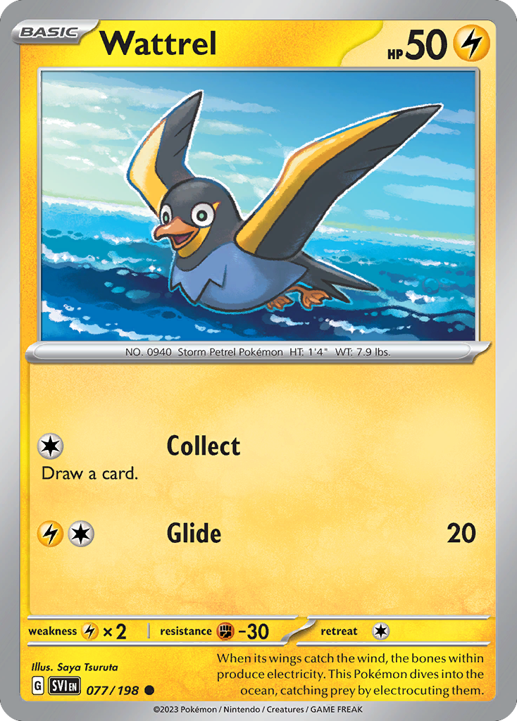 Wattrel — SV01: Scarlet & Violet Base Set #077/198