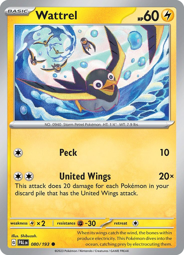 Wattrel — SV02: Paldea Evolved #080/193