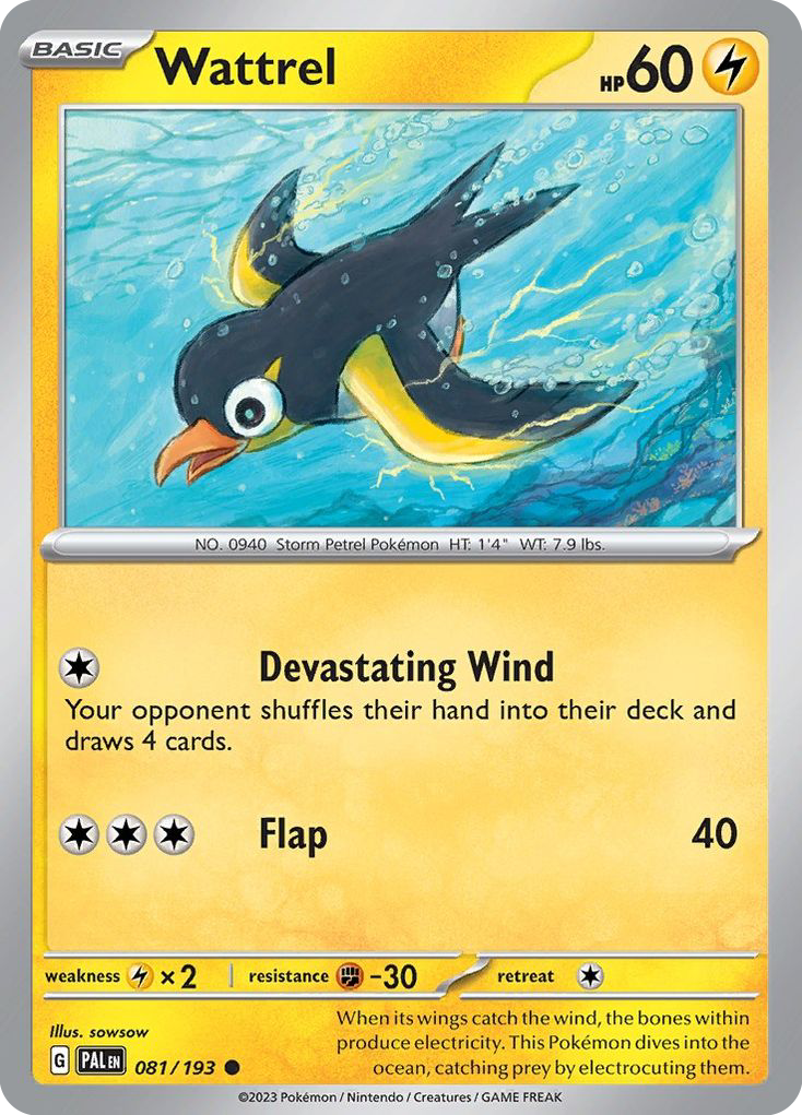 Wattrel — SV02: Paldea Evolved #081/193
